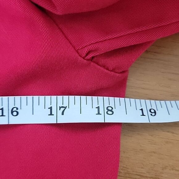 H&M red canvas jacket Juniors size 14 - Picture 11 of 12